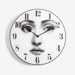 Wall Clocks<Fornasetti Wall Clock Viso White/Black