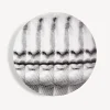 Repetition<Fornasetti Wall Plate Tema E Variazioni N.238 White/Black