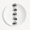 Repetition<Fornasetti Wall Plate Tema E Variazioni N.43 White/Black