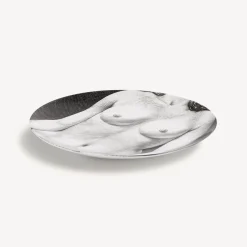 Anatomical Drawings<Fornasetti Wall Plate Tema E Variazioni N.303 White/Black