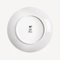 Antiquity<Fornasetti Wall Plate Tema E Variazioni N.186 White/Black/Gold