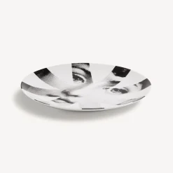 Fragment<Fornasetti Wall Plate Tema E Variazioni N.48 White/Black