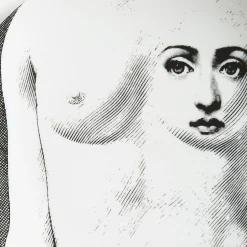 Anatomical Drawings<Fornasetti Wall Plate Tema E Variazioni N.308 White/Black