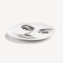 Animals<Fornasetti Wall Plate Tema E Variazioni N.311 White/Black
