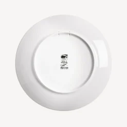 Fruit<Fornasetti Wall Plate Tema E Variazioni N.24 White/Black