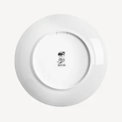 Flowers<Fornasetti Wall Plate Tema E Variazioni N.365 White/Black