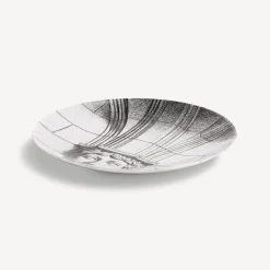 Antiquity<Fornasetti Wall Plate Tema E Variazioni N.266 White/Black