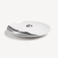 Soli<Fornasetti Wall Plate Tema E Variazioni N.85 White/Black