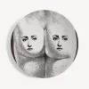 Anatomical Drawings<Fornasetti Wall Plate Tema E Variazioni N.302 White/Black