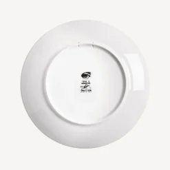 Fruit<Fornasetti Wall Plate Tema E Variazioni N.360 White/Black/Gold