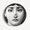 Animals<Fornasetti Wall Plate Tema E Variazioni N.363 White/Black