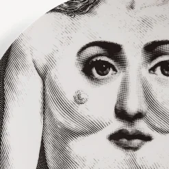 Anatomical Drawings<Fornasetti Wall Plate Tema E Variazioni N.301 White/Black