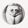 Anatomical Drawings<Fornasetti Wall Plate Tema E Variazioni N.281 White/Black