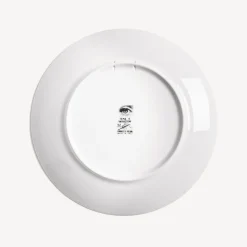 Flowers<Fornasetti Wall Plate Tema E Variazioni N.92 White/Black