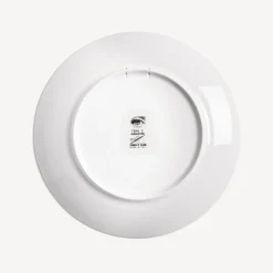Soli<Fornasetti Wall Plate Tema E Variazioni N.39 White/Black/Gold