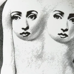 Anatomical Drawings<Fornasetti Wall Plate Tema E Variazioni N.307 White/Black