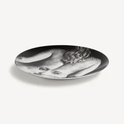 Anatomical Drawings<Fornasetti Wall Plate Tema E Variazioni N.300 White/Black