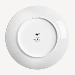 Animals<Fornasetti Wall Plate Tema E Variazioni N.260 White/Black