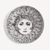 Soli<Fornasetti Wall Plate Tema E Variazioni N.313 White/Black