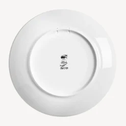Fruit<Fornasetti Wall Plate Tema E Variazioni N.390 White/Black