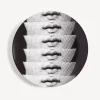 Repetition<Fornasetti Wall Plate Tema E Variazioni N.250 White/Black