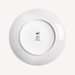 Flowers<Fornasetti Wall Plate Tema E Variazioni N.137 White/Black