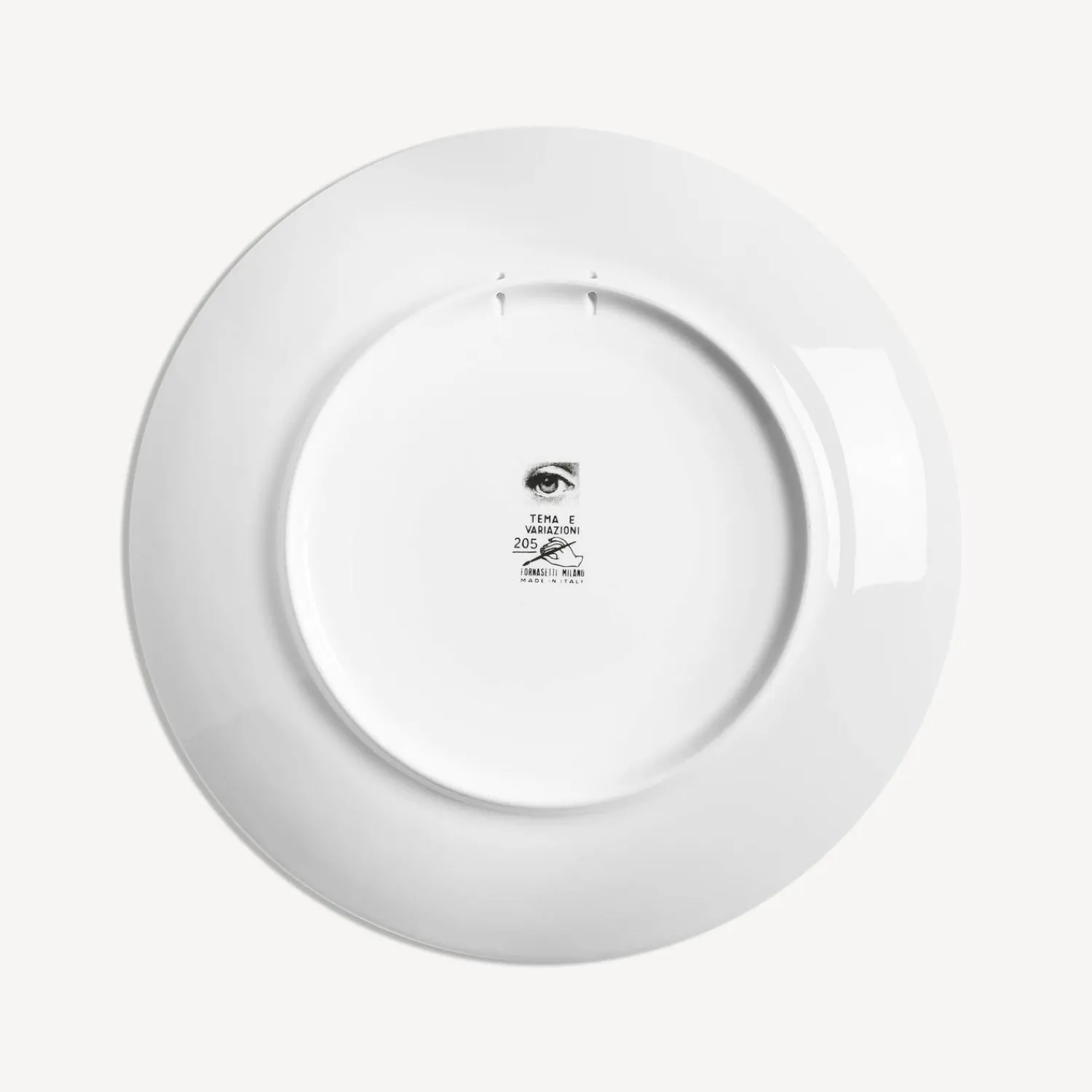 Antiquity<Fornasetti Wall Plate Tema E Variazioni N.205 White/Black