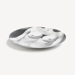 Anatomical Drawings<Fornasetti Wall Plate Tema E Variazioni N.340 White/Black
