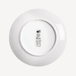 Occhi<Fornasetti Wall Plate Tema E Variazioni N.22 White/Black/Red