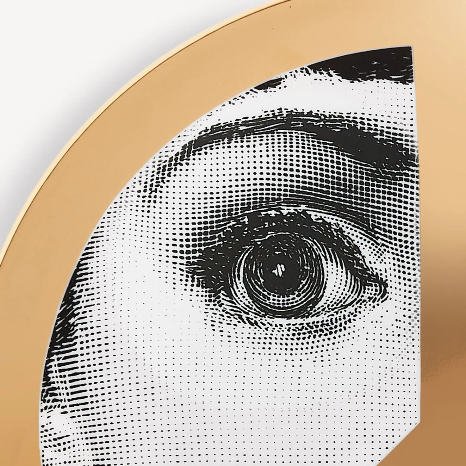 United For Peace<Fornasetti Wall Plate Tema E Variazioni N.405 United For Peace White/Black/Gold
