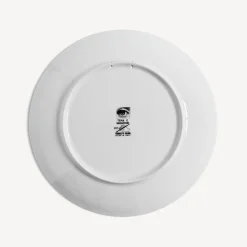 United For Peace<Fornasetti Wall Plate Tema E Variazioni N.405 United For Peace White/Black/Gold