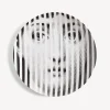 Fragment<Fornasetti Wall Plate Tema E Variazioni N.34 White/Black