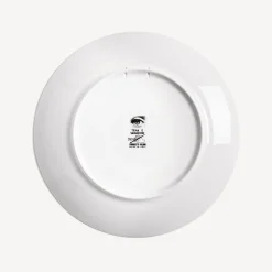 Flowers<Fornasetti Wall Plate Tema E Variazioni N.393 White/Black
