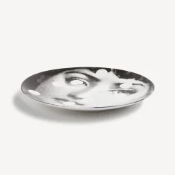 Fragment<Fornasetti Wall Plate Tema E Variazioni N.27 White/Black