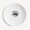 Occhi<Fornasetti Wall Plate Tema E Variazioni N.35 White/Black
