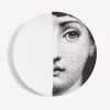 Fragment<Fornasetti Wall Plate Tema E Variazioni N.31 White/Black