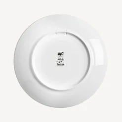 Fruit<Fornasetti Wall Plate Tema E Variazioni N.104 White/Black/Gold
