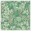 Wallpaper<Fornasetti Wallpaper Chiavi Segrete Leaf Green