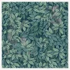 Wallpaper<Fornasetti Wallpaper Foglie E Scimmie Viridian