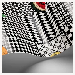 Wallpaper<Fornasetti Wallpaper Frutta E Geometrico Original