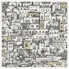 Wallpaper<Fornasetti Wallpaper Mediterranea White And Metallic